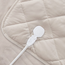 Horace French Velvet & Fleece Heated Throw